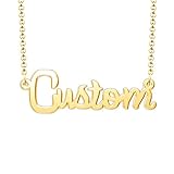 LoEnMe Jewelry Nicholas Name Necklace Xmas Saint Script Monogram Custom Made Gift for Men Women