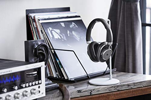 Image of Master & Dynamic MW65 Active Noise-Cancelling (Anc) Wireless Headphones - Bluetooth Over-Ear Headphones with Mic - Gunmetal / Black Leather