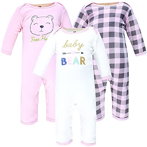Image of Hudson Baby baby-girls Cotton Coveralls