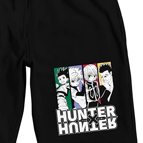 Hunter X Hunter Characters Men's Black Sleep Pajama Shorts2