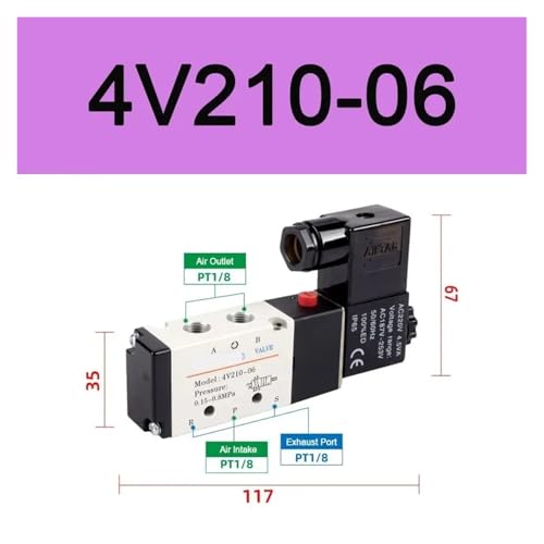Électrovanne 4V210-06 DC24V haute précision pour commande de flux - 3
