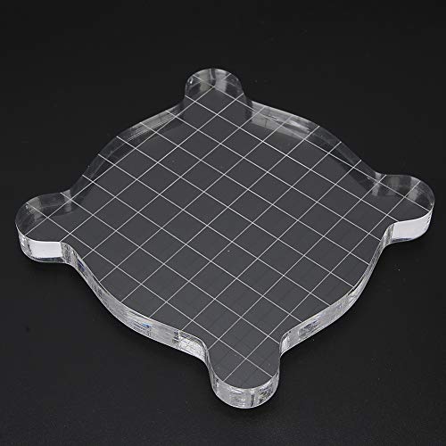 Atyhao Piastra acrilica, Set di Blocchi per timbri...