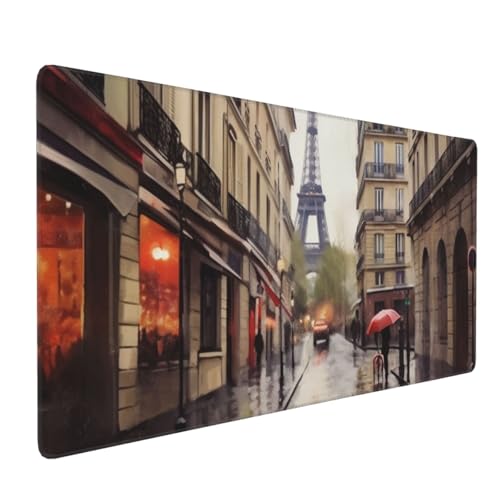Large Desk Mat tapete para escritorio negro 89.9x39.9 cm miniatura 2