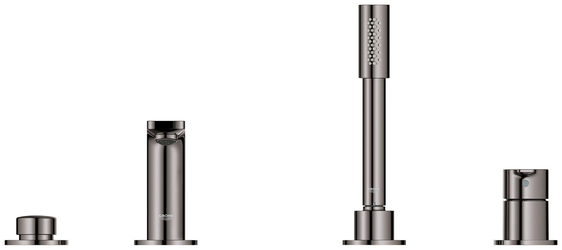 Grohe 19577001 Miscelatore Monocomando Bordo Vasca a 4 Fori, Cromo