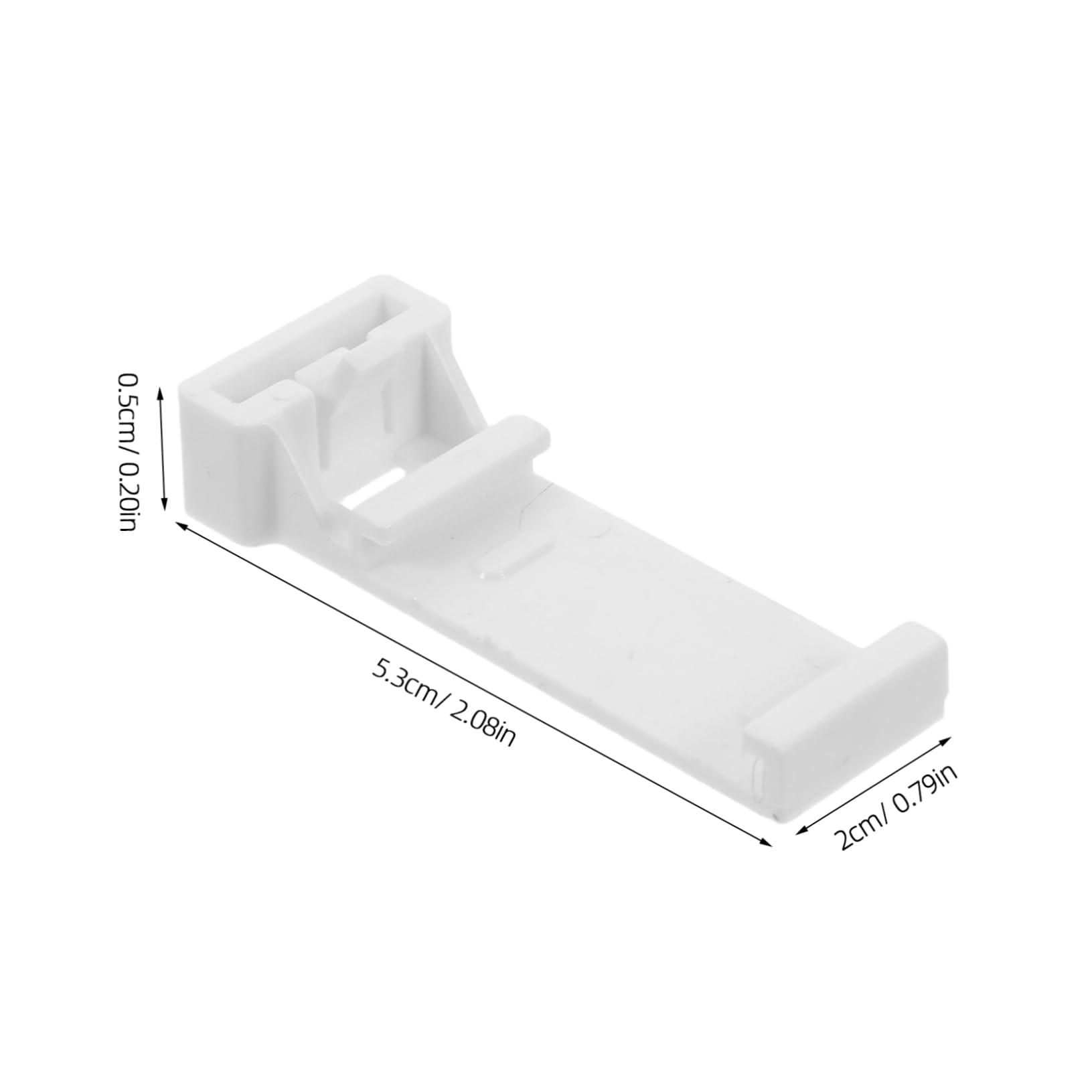 Levemolo 6pcs Adhesive Window Shade Brackets for Roller Blinds Space Saving Curtain Rod Holders Modern Design for Home Kitchen Strong Bond for Secure Mounting