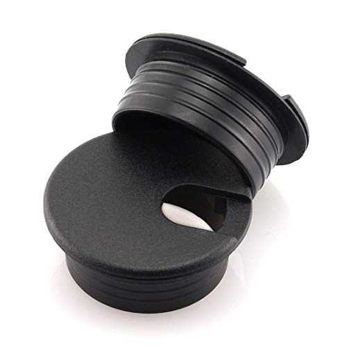 Hj Garden 8Pcs 1-1/2 Inch Desk Wire Cord Cable Grommets Hole Cover For Office Pc Desk Cable Cord Organizer Plastic Cover Black #TOP4
