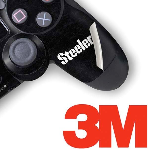 Vista 3 de NFL Pittsburgh Steelers Skin para mando de PS4 Pro/Slim – Pittsburgh Steelers envejecido