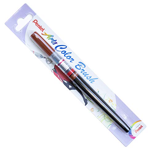Image of Pentel XGFL COLOUR BRUSH PEN-BROWN