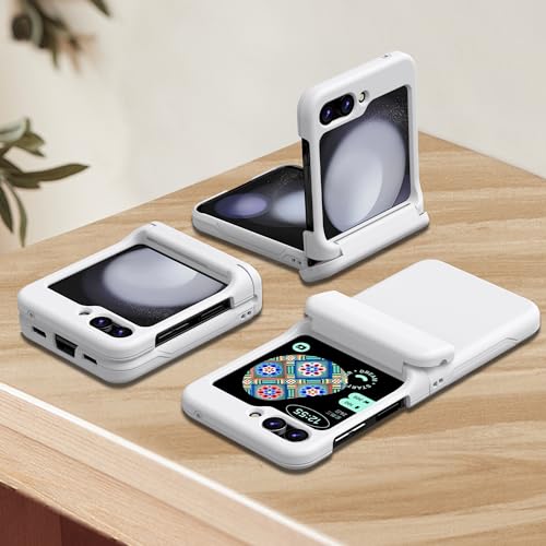 Housse Z Flip 6 Asuwish SGPZDCK Blanc protection rigide compacte