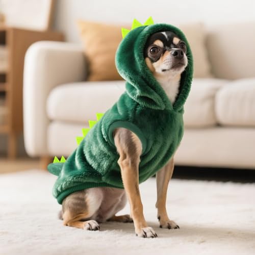 Disfraz dinosaurio para perro Idepet talla X-Small miniatura 6