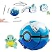 Mini Statuette Giocattolo, Throw Ball, Pokeball, Throw N Pop Ball, Figurina Ball Throw Ball Bambini Adulti, Super Ball, Kid Toys Plastic Anime Figure per Bambini Festa Giocattolo (M3)