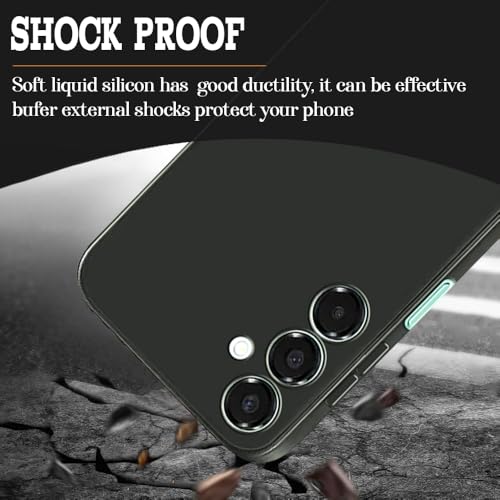 Image of Back Cover for Samsung Galaxy A16 5G / A16 4G | Full Camera Protection | Premium Liquid Silicon Case | Flexible Bumper Case for Samsung Galaxy A16 5G / A16 4G (Military Green)