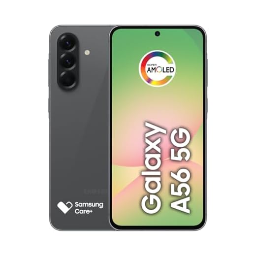 Smartphone Samsung Galaxy A56 5G 256GB, 8GB RAM, Câmera 50MP, IP67, Super AMOLED 6.7", Recursos AI, Preto