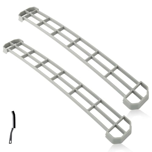 LEYURISE 2Pcs Upgraded Dryer Lint Filter Cover Light Gray Dryer Lint Trap Cover Compatible with Speed Queen Dryer Replacement Parts Replace#:D510502W AP6284689 510502W D510502LG