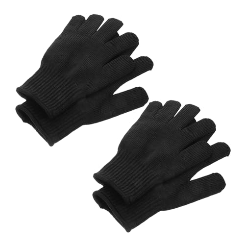 KICHOUSE 2pairs Safety Gardener Gloves Cut Resistant Gloves for Women Men Heavy Duty Work Garden Outdoor Sports Tool Use