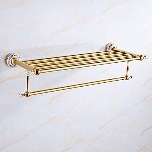 Porte-serviette doré élégant pour rehausser le style de votre salle de bains
