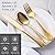 60-Pcs Gold Silverware Set - Stainless Steel Flatware Cutlery Set Service for 20, Mirror Polished Gold Flatware Set Include Forks Spoons Knives for Home, Wedding, Restaurant, Dishwasher Safe