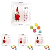 Caramelos Cerdán - Gominolas Semana Santa Murcia, Nazarenos Rojos Sabor Surtidos | Bolsa de 50 Bolsitas de 10 Gramos | Caramelo Duro Sin Gluten - 500 gramos (Paquete de 4)