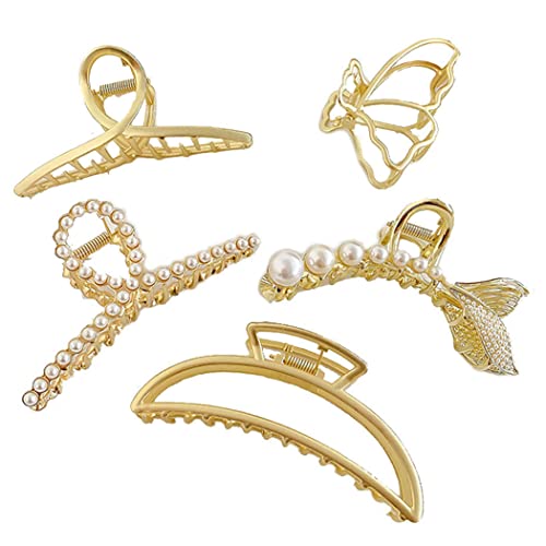 Haarklammern Klauenhaarspangen Große Haarspangen für dickes Haar Metall Haarspangen Lange Haarspangen Big Jaw Clips Haarstyling Zubehör Cover