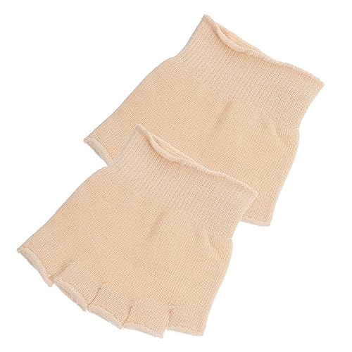 Mikinona Invisible Half Palm Toe Socks for Women Comfortable Cotton Polyester Spandex Half Socks