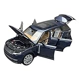 BXJUCBHDO Maßstabsmodell 1/18 2022 for Range Rover SV SUV Legierung Diecast Auto Modell Metall Statische Dekoration Miniatur Skala Sammlung Fahrzeuge Rennwagen(Blue)