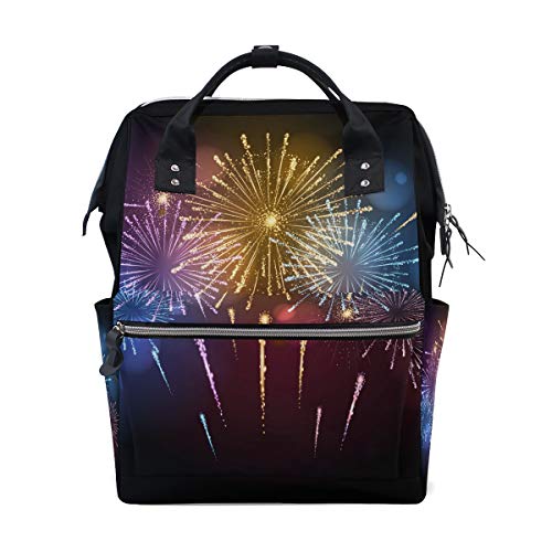 Feuerwerk Karneval Display Feiern Neujahr Große Kapazität Windel Taschen Mummy Rucksack Multi Funktionen Wickeltasche Tasche Handtasche Für Kinder