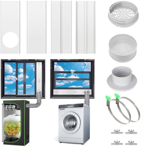 Window Vent Kit, Portable Air Conditioner Window Kit, Universal f...
