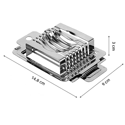 AMONIDA Egg Cutting Tool, Stainless Steel Serrated Blade, Dishwasher Safe, Manual, Fruit Peelers & Slicers - Image 2