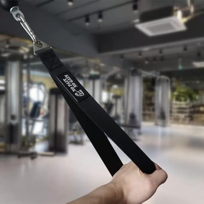 Arm Wrestling Training Strap Belt Hand Grip Arm Finger Forearm Exerciser Strengthener for Cable Machine and Free Weight