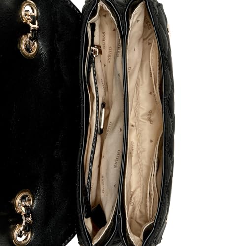 GUESS Giully 2 Compartment Convertible Flap, Black2