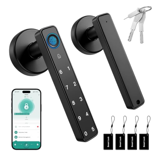 Smart Door Lock with Knob, Keyless Entry Door Locks with Handle,APP Control