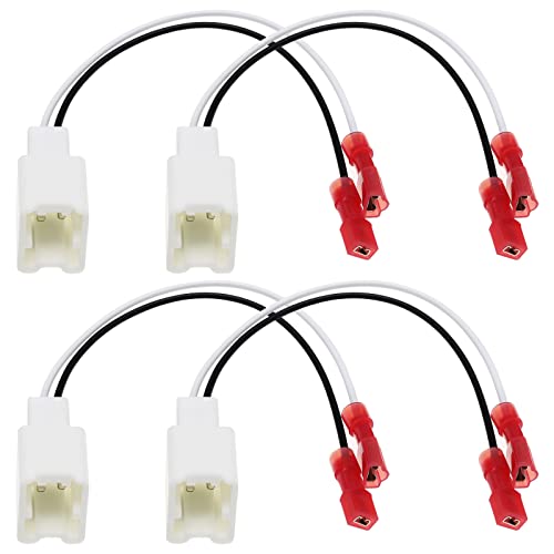 ECSiNG 4Pcs Car Speaker Connector Harness Adapter Replacement 72-7401 Compatible with Nissan Murano/Armada/Cube/Frontier/Juke Speaker Adaptor Wire Cable Connector by ECSiNG - Used condition - US$9.26