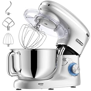 CHeflee Küchenmaschine 1500W mit 6.2L Schüssel