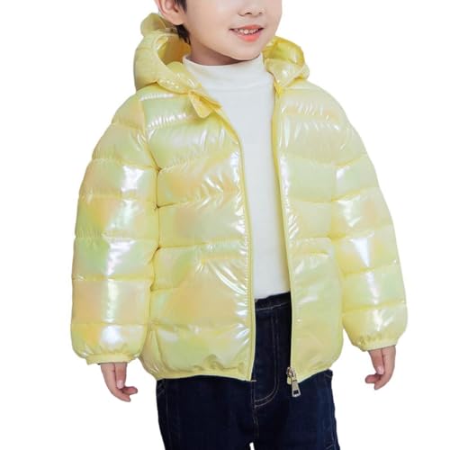 Girls Colorful Puffer Padded Jacket Hooded Winter Lightweight Casual Warm Zip Up Coats for Kids Fashion Outerwear2