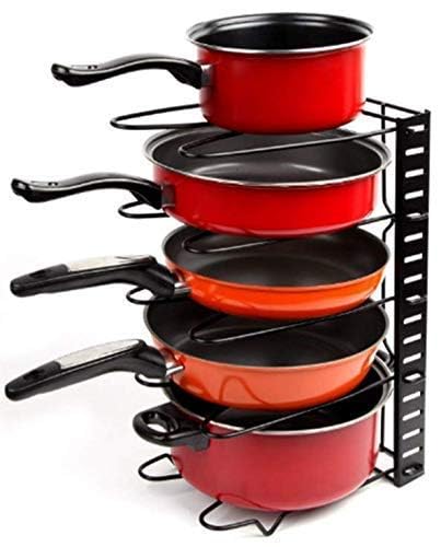 Adjustable Multipurpose Pan & Pot Tawa Rack Holder Stand Plate Dish Lid Tray Utensils Cookware Storage Shelf Organizer For Kitchen, Dosa Tawa Stand for Kitchen Adjustable Multipurpose Pan & Pot Tawa Rack Holder Stand Plate Dish Lid Tray Utensils Cookware Storage Shelf Organizer For Kitchen, Dosa Tawa Stand for Kitchen