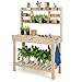 Amazon.com: Giantex Garden Potting Bench Table, Large Workbench Table ...