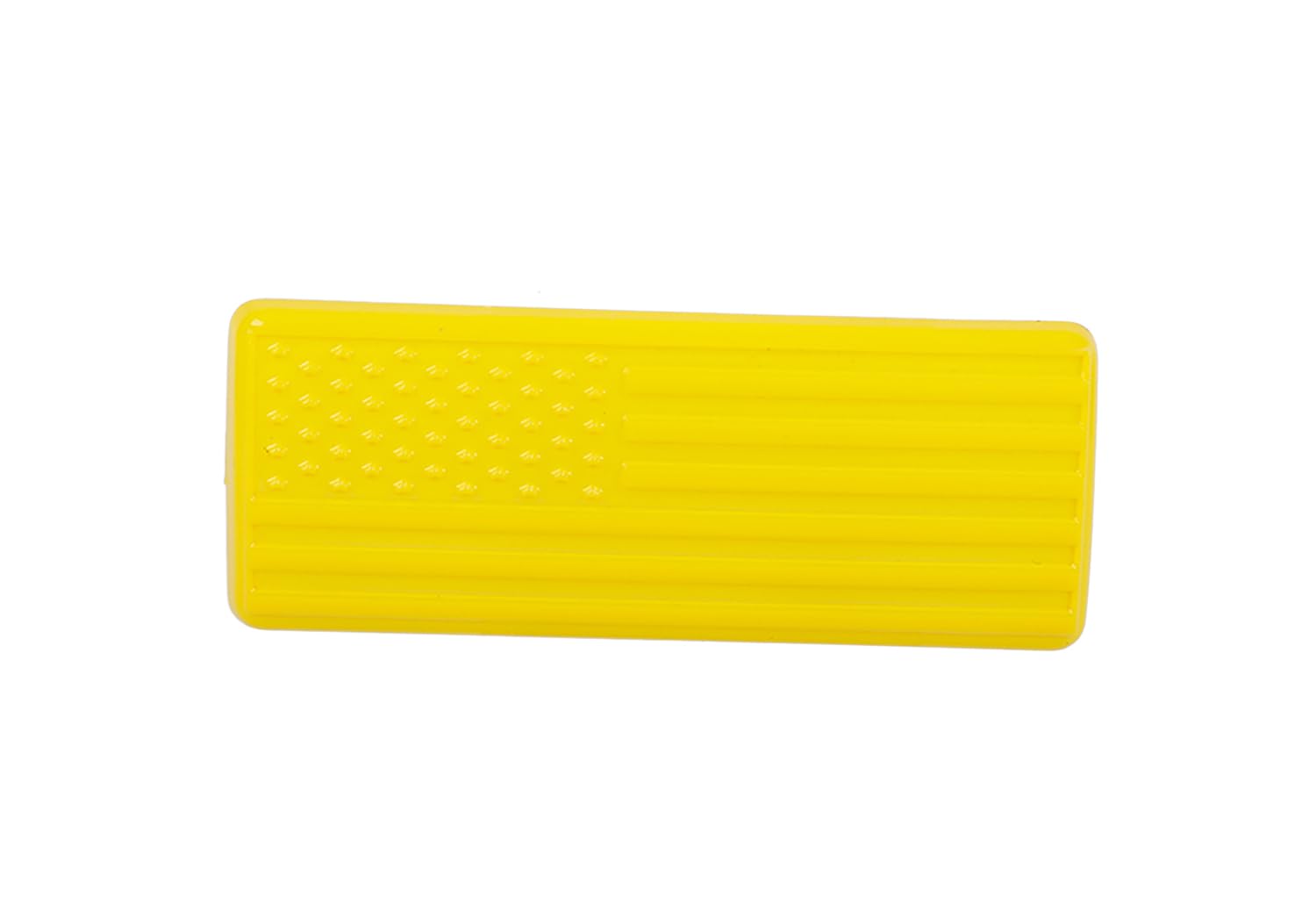 American Flag Front Grille Emblem Letter Decoration Cover Trim Stickers for Ford Bronco Sport 2021 2022 2023 2024 2025 Exterior Accessories (1, Yellow