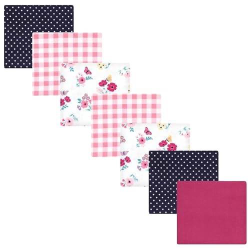 Image of Luvable Friends Little Treasure Flannel Receiving Blankets 7pk