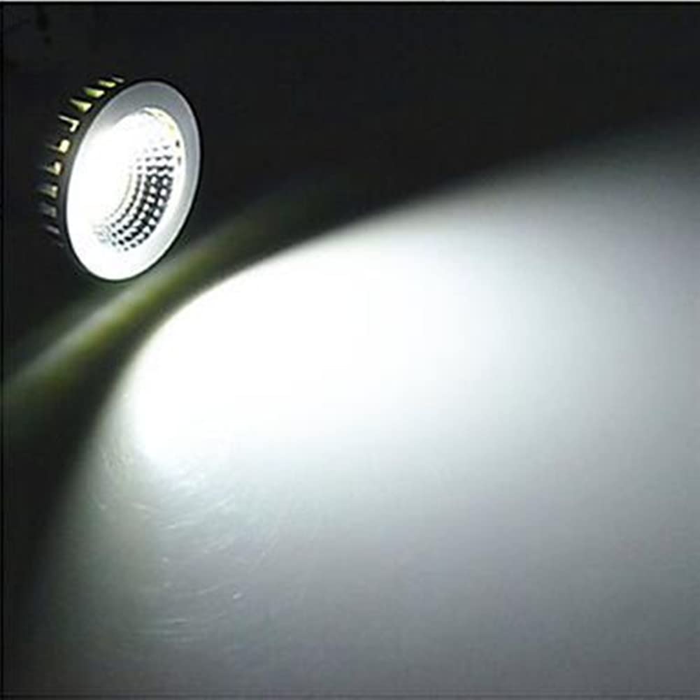 Fengyan Bombillas domésticas 10pcs / lote 1 LED 2V Bombilla de foco MR16 COB 6W 9W 12W Blanco caliente / fresco LED Lámpara Downlight Iluminación doméstica ( Color : Warm White , Talla : MR16 12W )