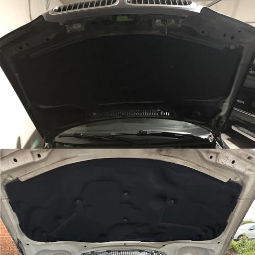 Tapis d'insonorisation de capot pour BMW E46 en coton isolant - 6
