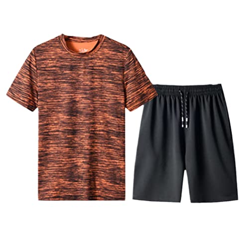 Ensemble de survêtement homme t-shirt et short sport 6XL