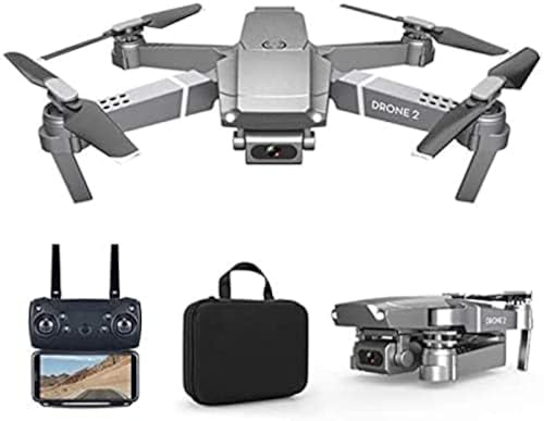 Drone Con Cámara 4K, Quadcopter UAV Con Cámara De Imagen Térmica Video Cardán De 3 Ejes Tiempo De Vuelo De 34 Minutos, Función De Sensor De Gravedad, Despegue/Aterrizaje Con Una Tecla,Silver 4K,Co
