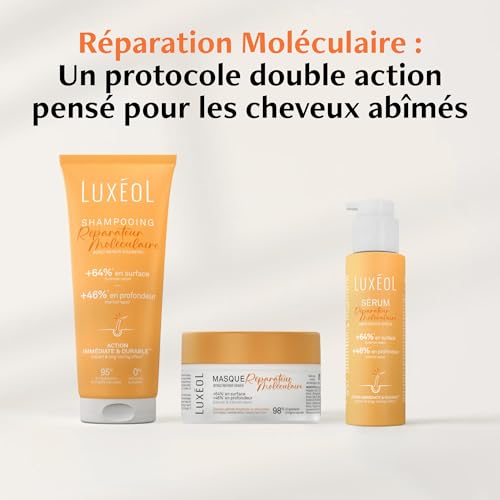 Réparation moléculaire Luxéol : masque cheveux abîmés 200ml - 6
