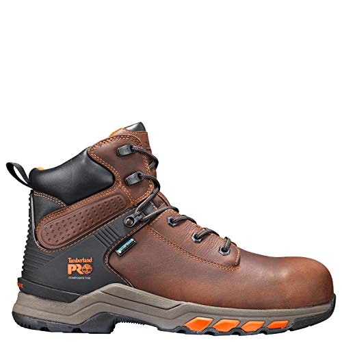 Bota industrial masculina impermeável Timberland Pro Hypercharge 15 cm com bico composto