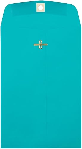 Miniatura 8 de JAM PAPER Sobres de invitación prémium de 6 x 9 pulgadas con cierre de cierre, color marrón chocolate reciclado, paquete de 50 unidades