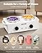 Double Wax Warmer 1200ML Professional Dual Wax Heater Pot for Hair Removal
