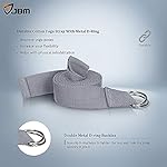 JBM Yoga Blocks 2 Pack with Strap, Cork Block 2 Pack EVA Foam Yoga Bricks Set,Stretch Blocks - Image 4