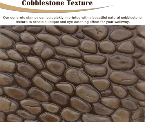 Moldes para estampado de adoquines con tapetes para texturas de suelo continuo 6