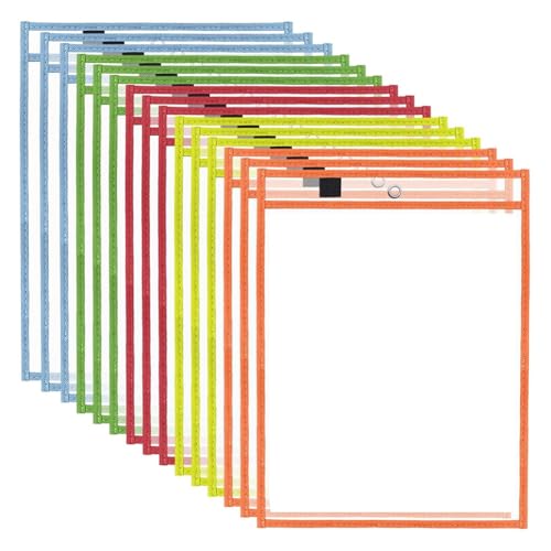 Pochettes effaçables à sec pour réduire les photocopies et simplifier les exercices des élèves