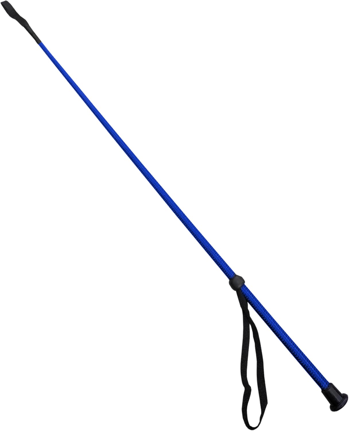 KetoBarrow Horse Riding Crop Equestrian Crop Nylon 65cm with Wrist Strap - Blue